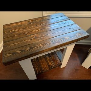 Custom Made Farmhouse End Tables